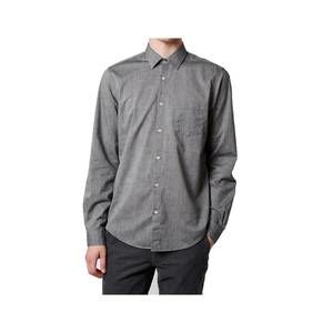 NEW HOPE men's roy long sleeve polo shirt in gray